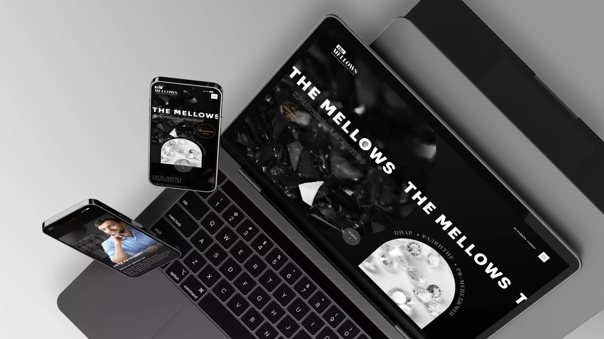 Разработка сайта креативного агентства «The Mellows» в Шагонаре