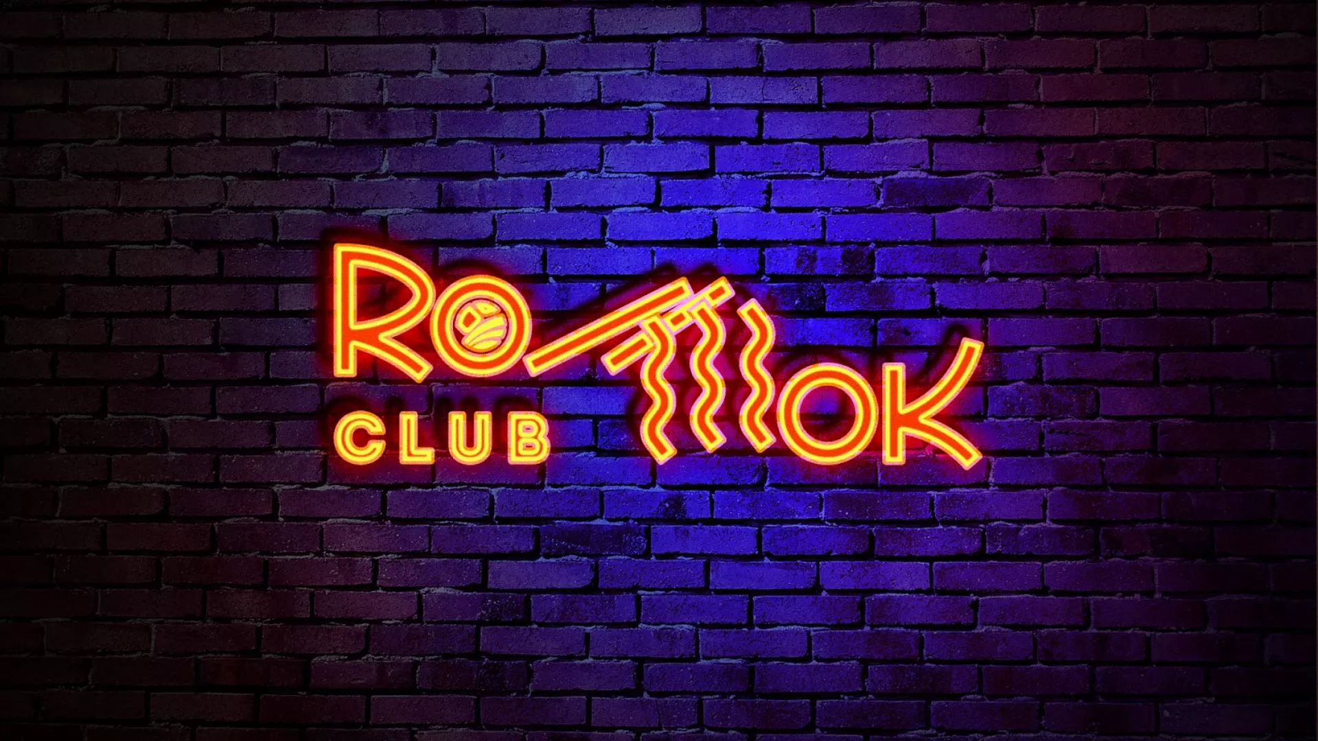 Разработка интерьерной вывески суши-бара «Roll Wok Club» в Шагонаре